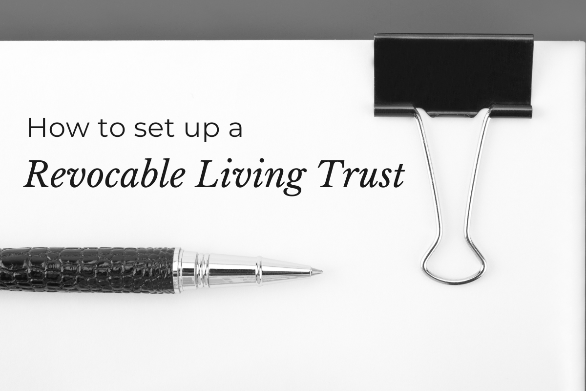 Can I Create My Own Revocable Trust