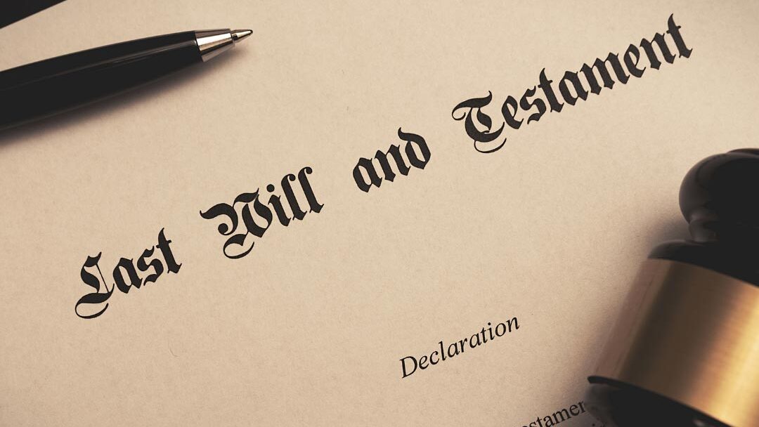 Image of a Last Will and Testament document